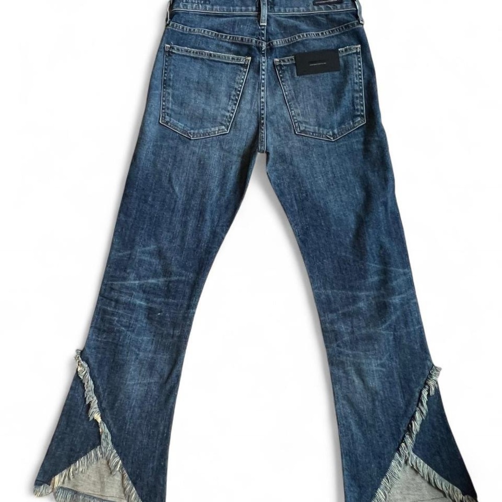 Citizens Of Humanity Denim Blue High Rise Crop Jeans